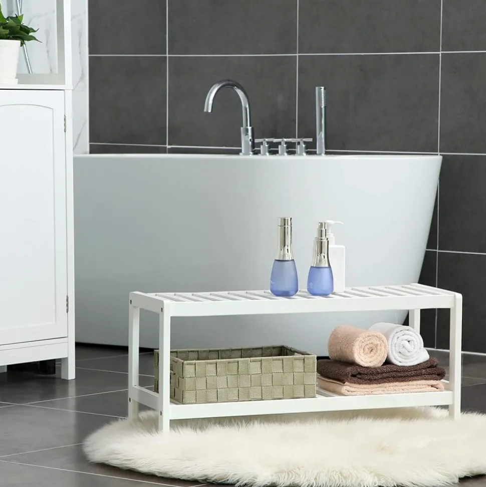 Japonica skohylla 70 x 33 cm - Vit