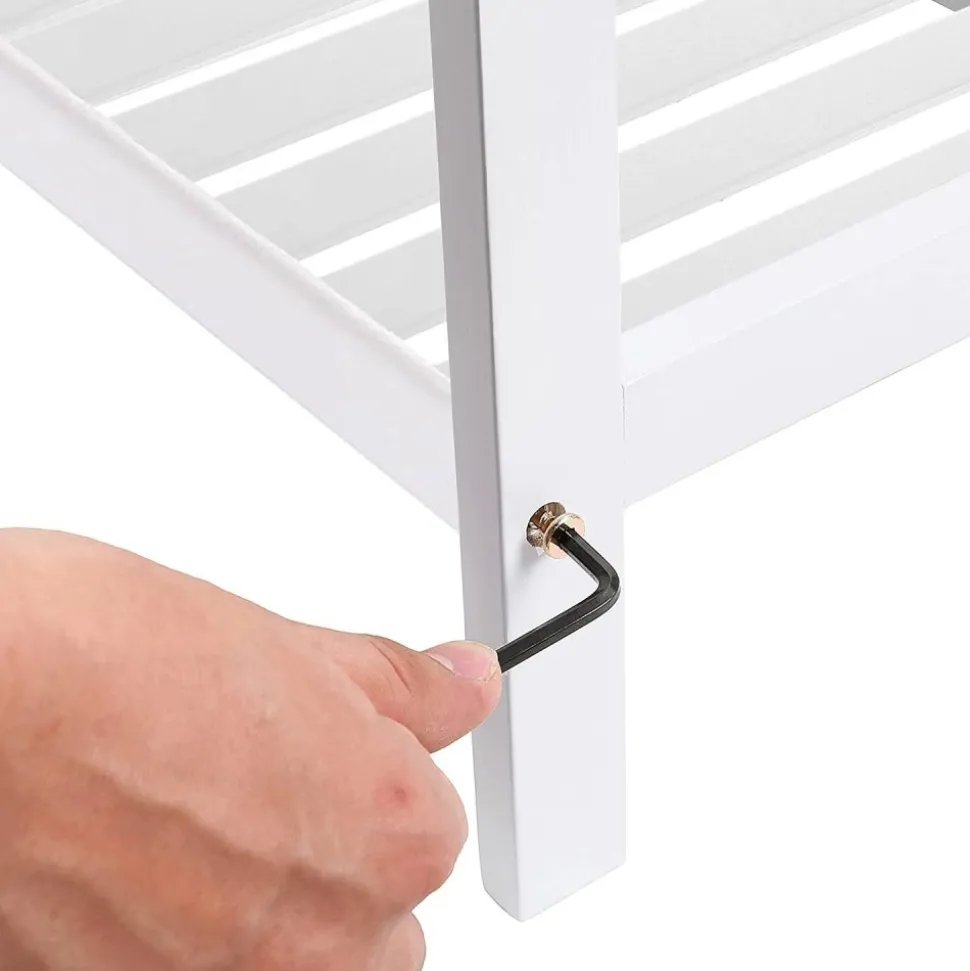 Japonica skohylla 70 x 33 cm - Vit