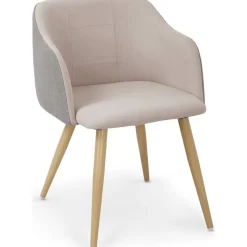 Jeni matstol - Grå/Beige (Tyg)