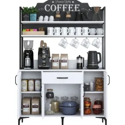 Jeriko skåp 130 - Vit