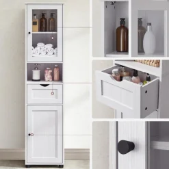 Jessica skåp - Vit