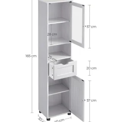 Jessica skåp - Vit