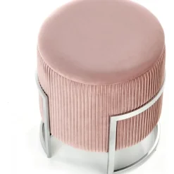 Jiminy sittpuff - Rosa + Fläckborttagare för möbler