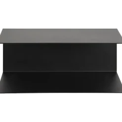 Joliet svart vägghylla / sängbord 35x14x20 cm