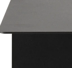 Joliet svart vägghylla / sängbord 35x14x20 cm