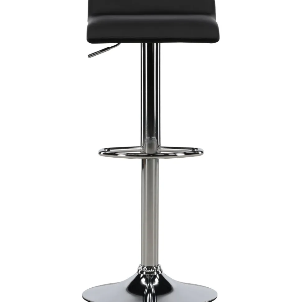 Jonna barstol - Svart/silver