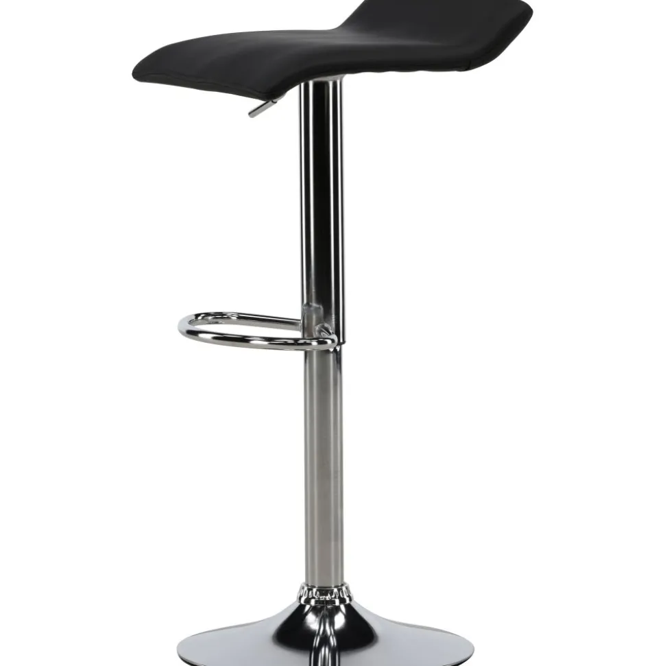 Jonna barstol - Svart/silver