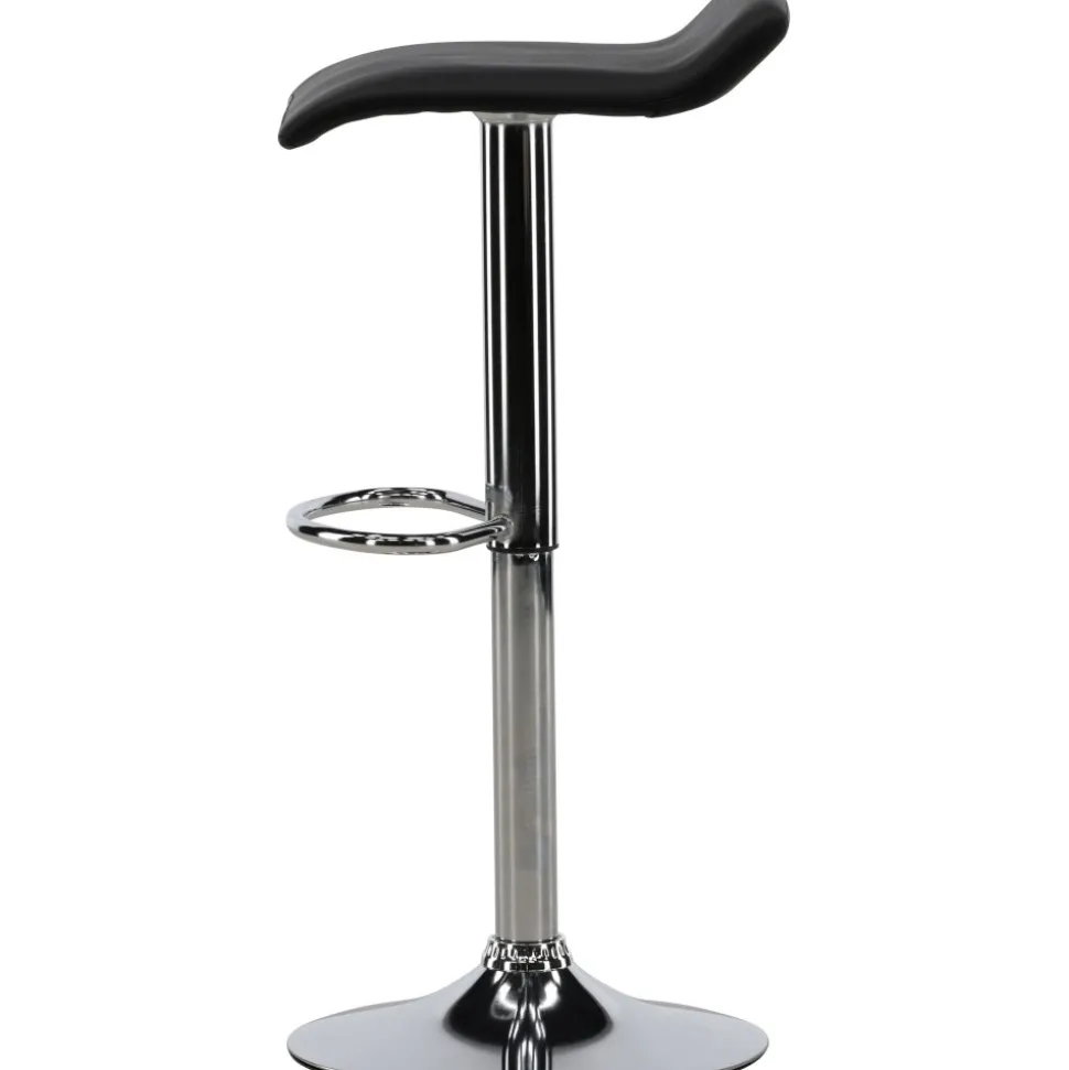 Jonna barstol - Svart/silver