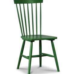 Karl grön pinnstol färgkod RAL6001 + Möbeltassar