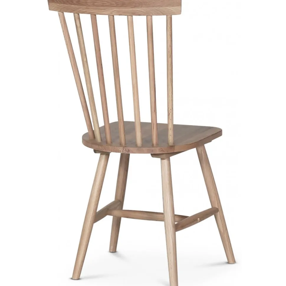 Karl pinnstol vitoljat trä + Möbeltassar