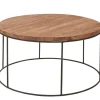 Karla soffbord Ø90 cm - Trä metall