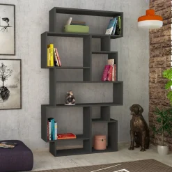 Karmato bokhylla - Antracit