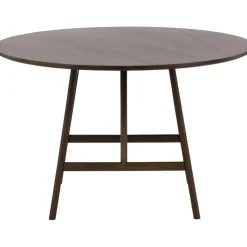Kaseindon matbord Ø100 cm - Mörkbrun