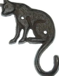 Katt klädkrok - Svart