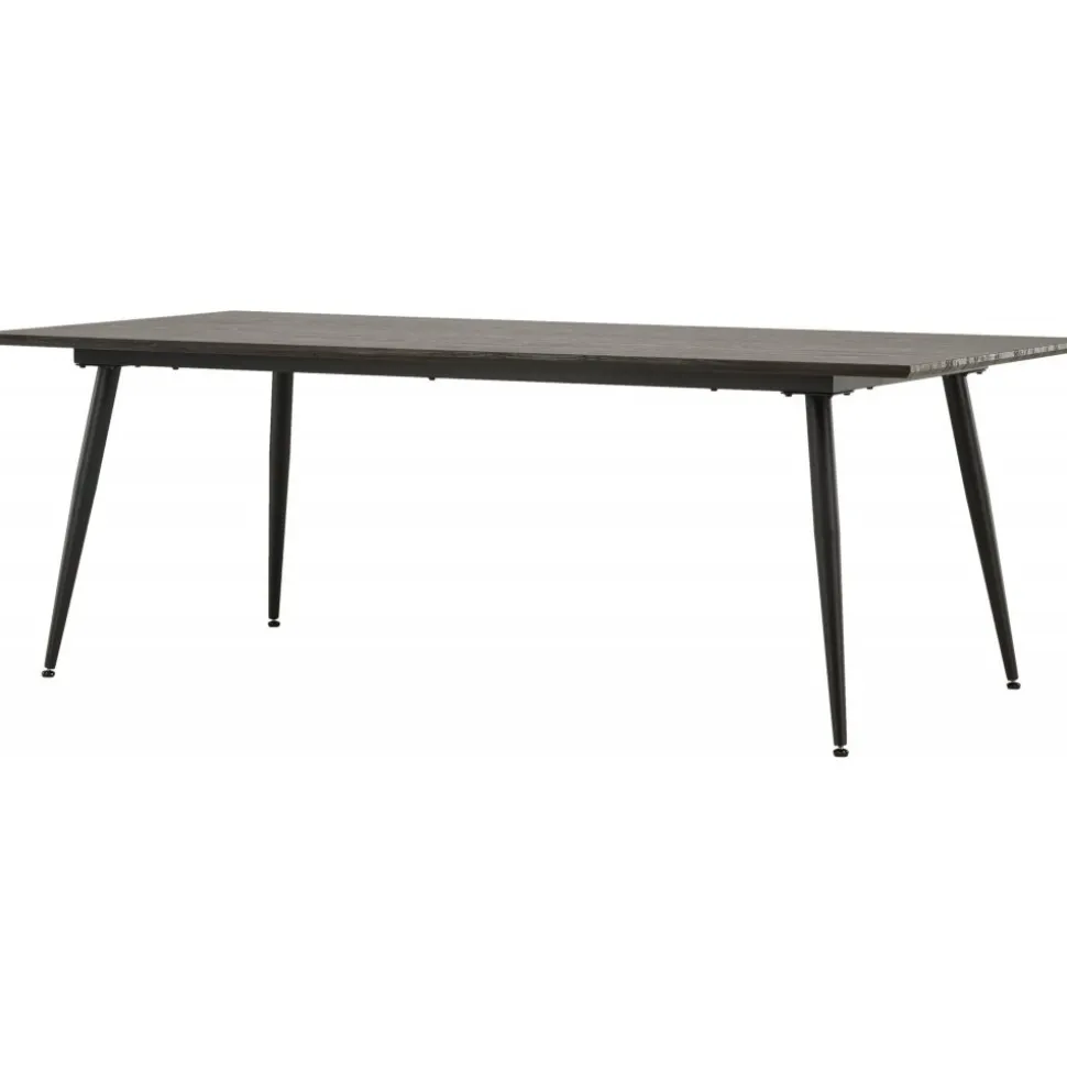 Keholmen matbord 220 x 100 cm - Svart/Brun