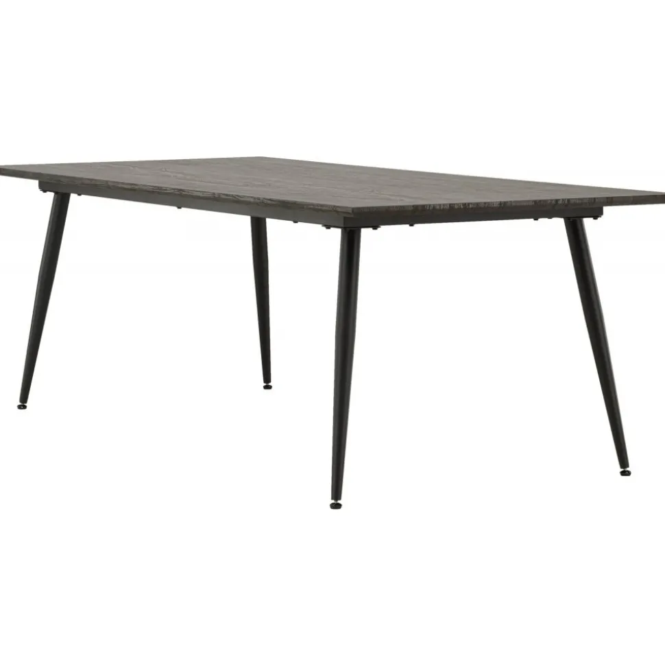 Keholmen matbord 220 x 100 cm - Svart/Brun