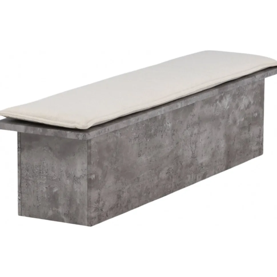 Kellogg sittbänk - Grå