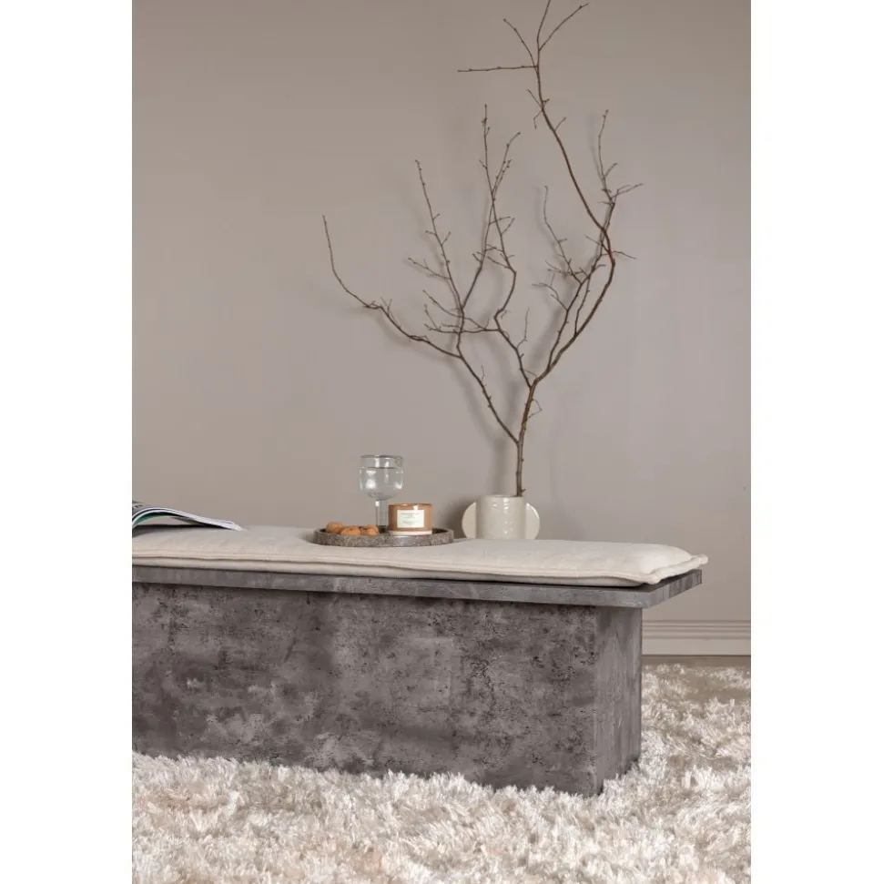 Kellogg sittbänk - Grå