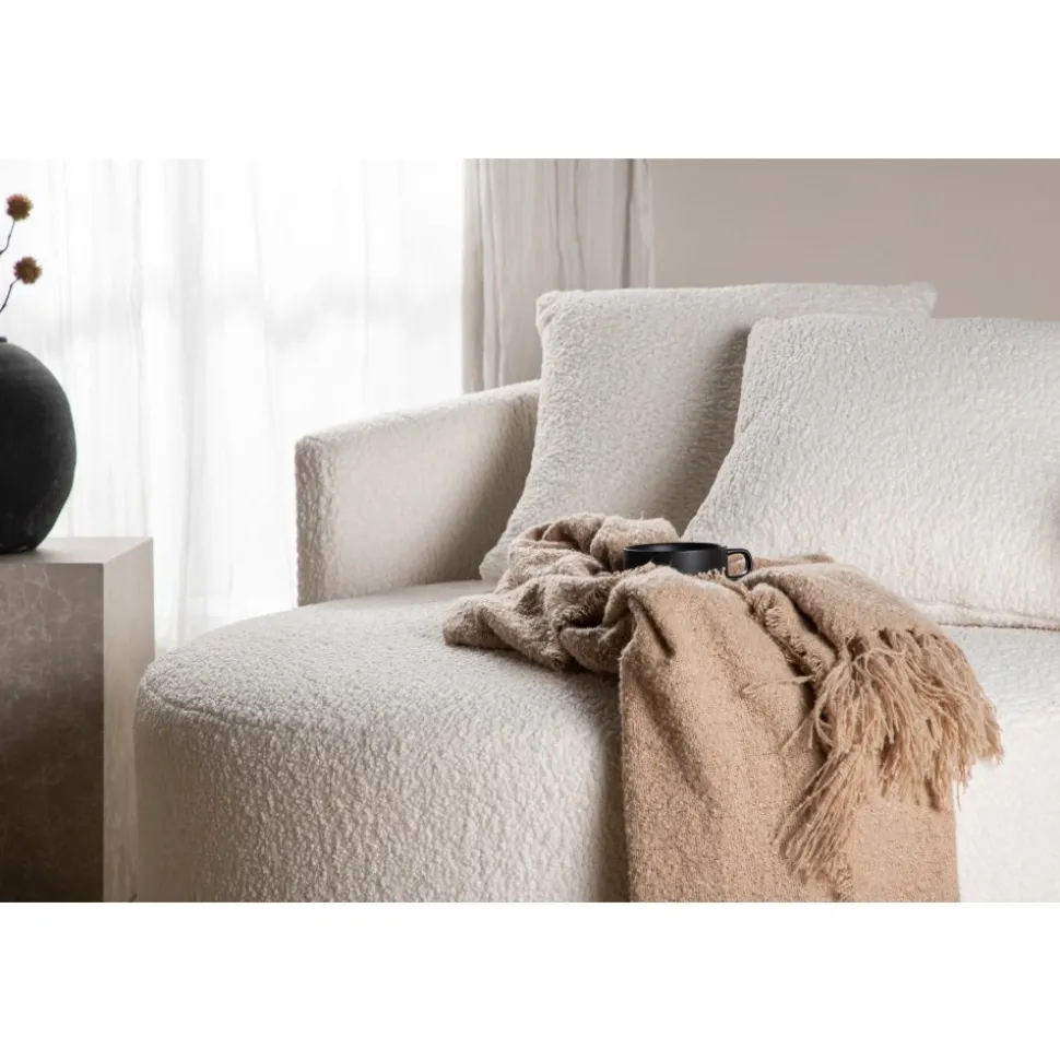 Kelso 2-sits soffa - Vit teddy