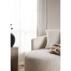 Kelso 2-sits soffa - Vit teddy