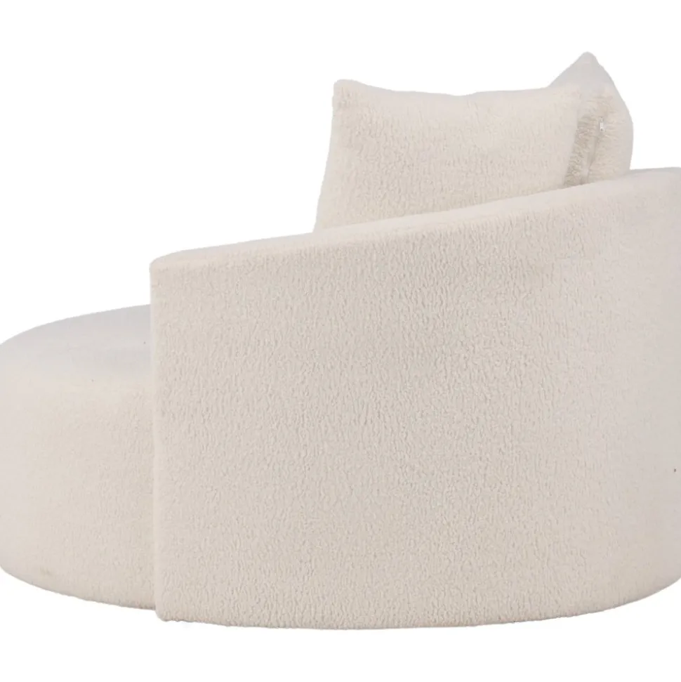 Kelso 2-sits soffa - Vit teddy