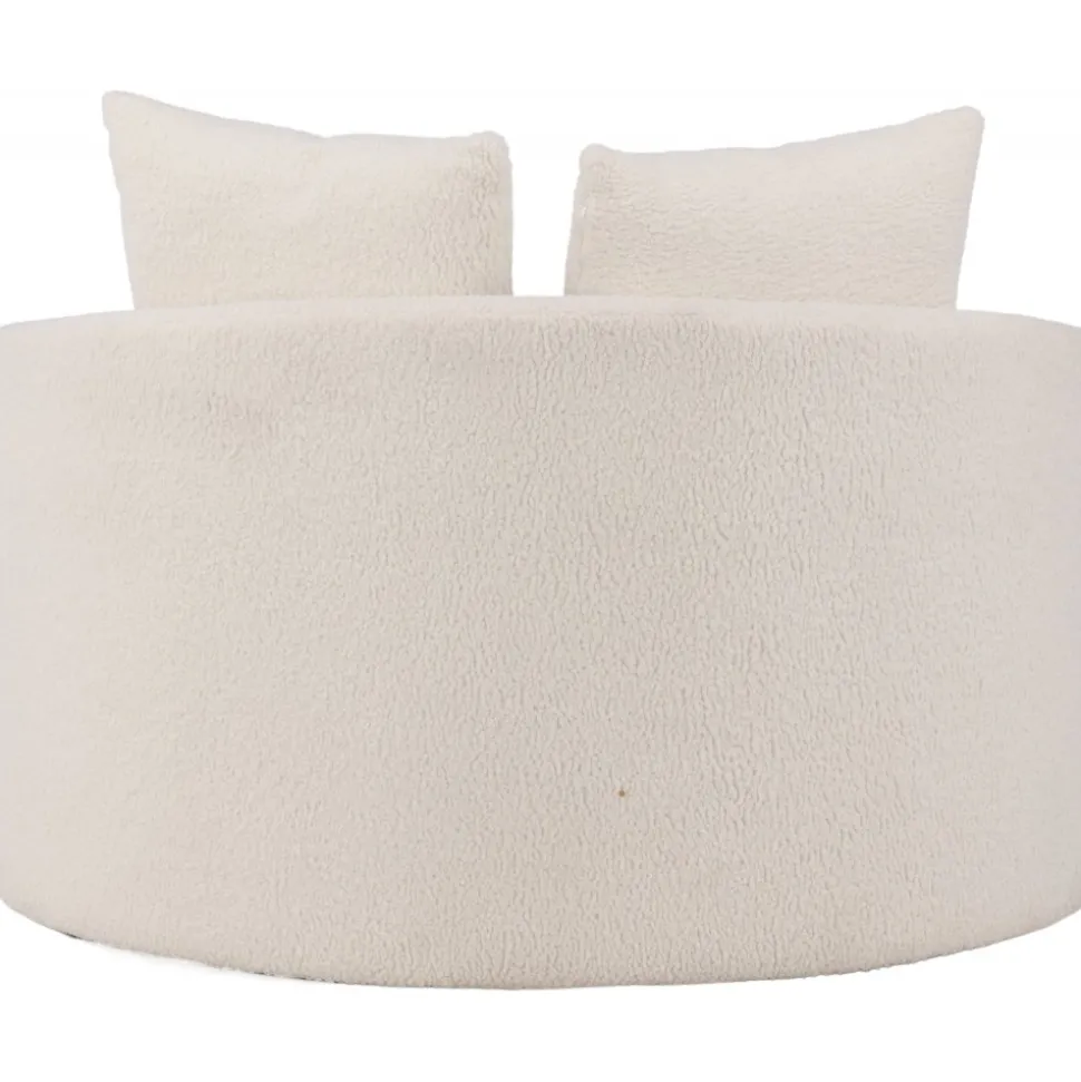 Kelso 2-sits soffa - Vit teddy