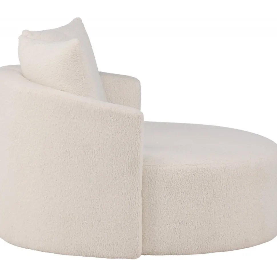 Kelso 2-sits soffa - Vit teddy