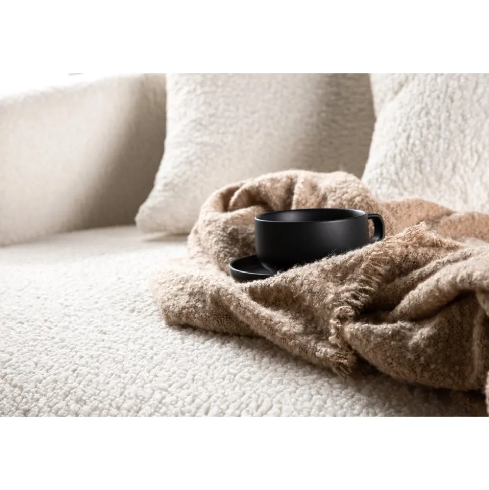 Kelso 2-sits soffa - Vit teddy