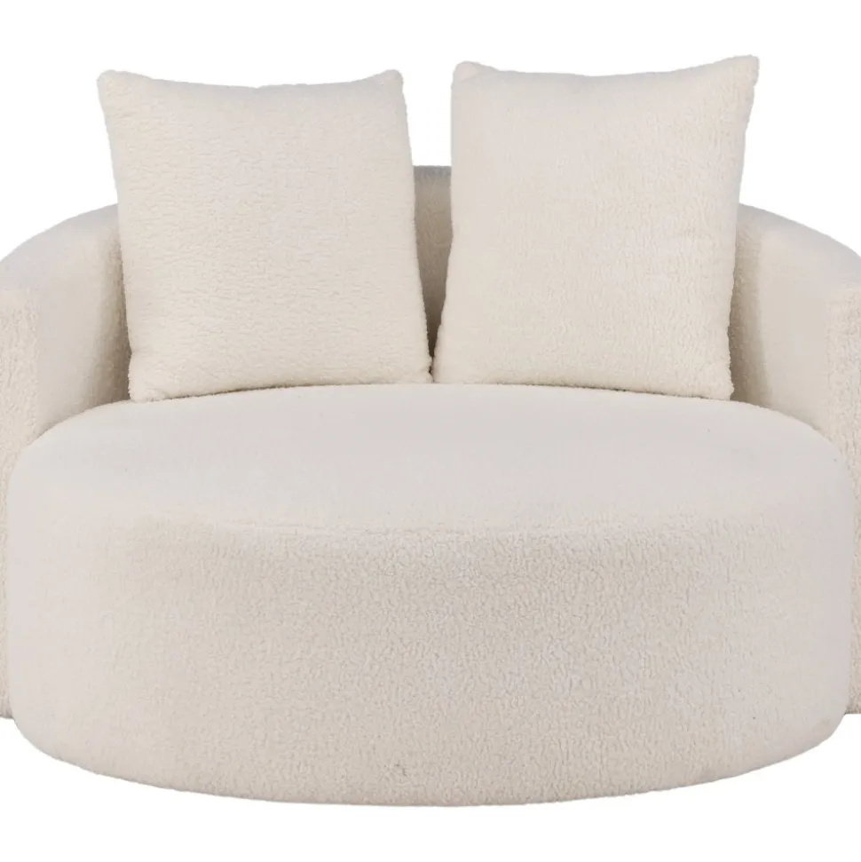 Kelso 2-sits soffa - Vit teddy