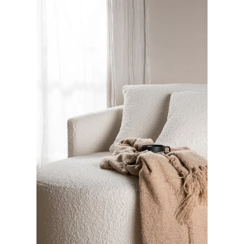 Kelso 2-sits soffa - Vit teddy