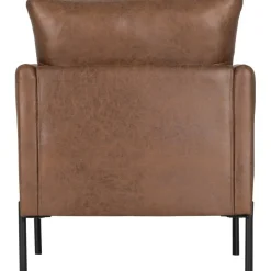 Kingsley fåtölj - Brunt ecoläder + Textilrengöring för möbler