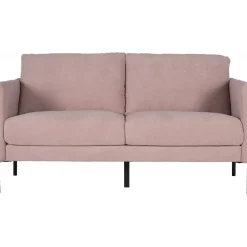 Kingsley 2,5-sits soffa i rosa sammet