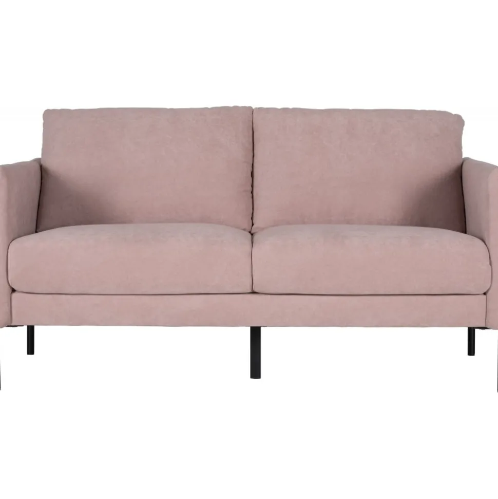 Kingsley 2,5-sits soffa i rosa sammet