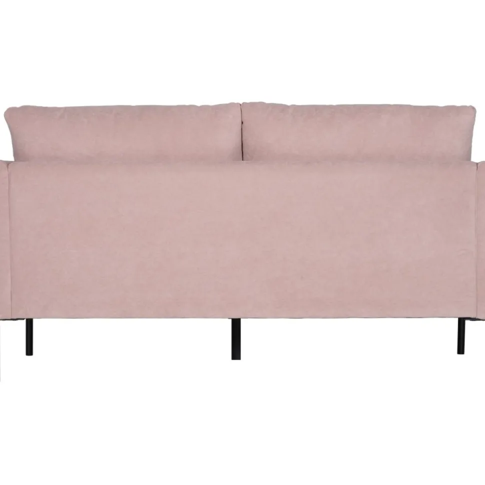 Kingsley 2,5-sits soffa i rosa sammet