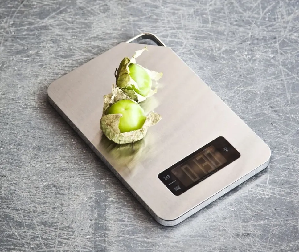 Köksvåg med timer - Stål