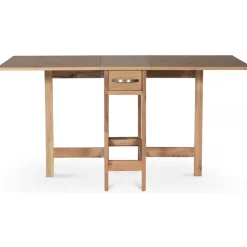 Klaffbord Fårö 30/90/150 x 80 cm - ekfanér + Fläckborttagare för möbler