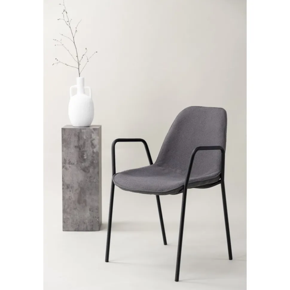 Klädesholmen matstol - Svart/mörkgrå