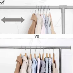 Klädgalge rosa 50-pack