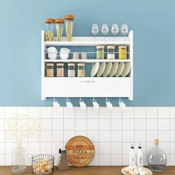 Knott vägghylla - Vit