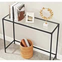 Konsolbord 100 x 35 cm - Svart