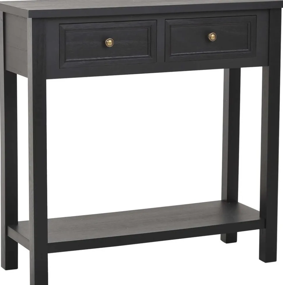 Konsolbord Bristol svart - 80 cm + Textilrengöring för möbler