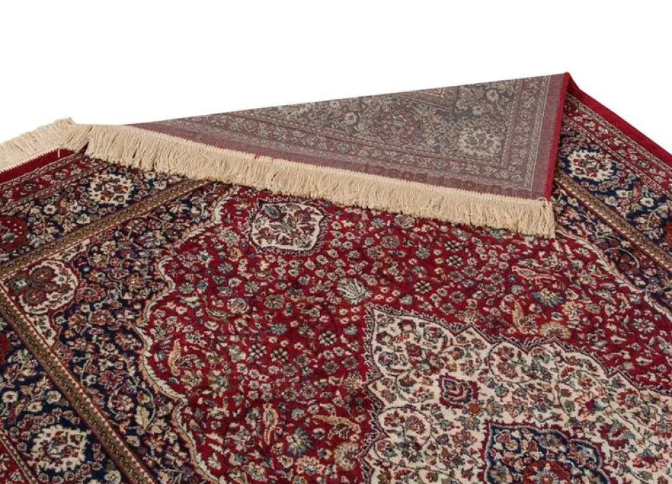 Konstsilkesmatta Vengal - Röd