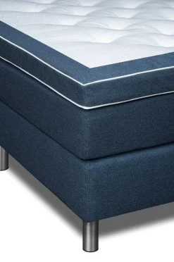 Kontinentalsäng 160x200 cm 5-zons pocket - Blå