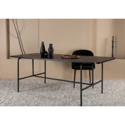 Kotte matbord 200 cm - Svart
