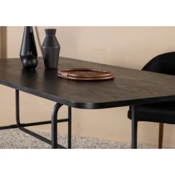 Kotte matbord 200 cm - Svart