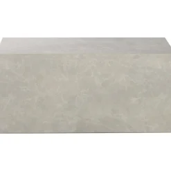 Kuben soffbord beige marmorfolie 110 x 50 cm + Möbeltassar