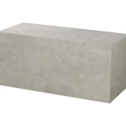 Kuben soffbord beige marmorfolie 110 x 50 cm + Möbeltassar
