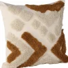 Kuddfodral 45 x 45 cm - Brun/vit