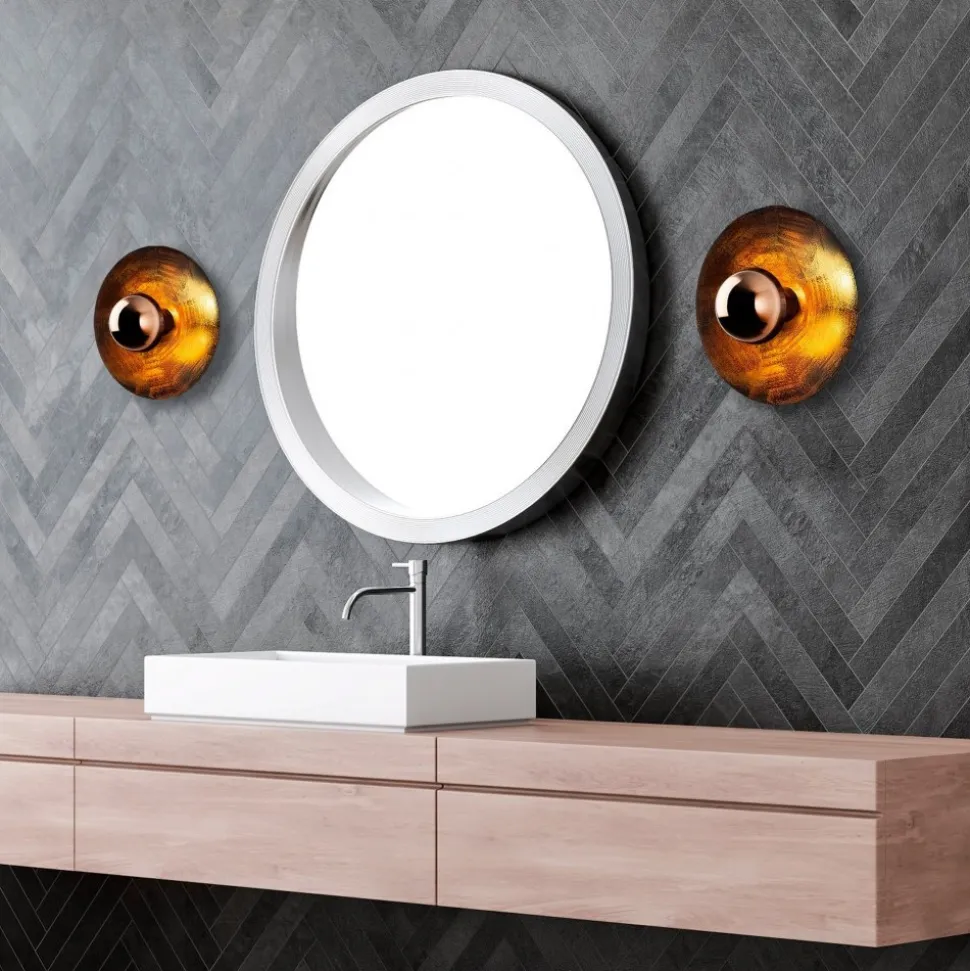 Kurt vägglampa Ø28 cm - Koppar