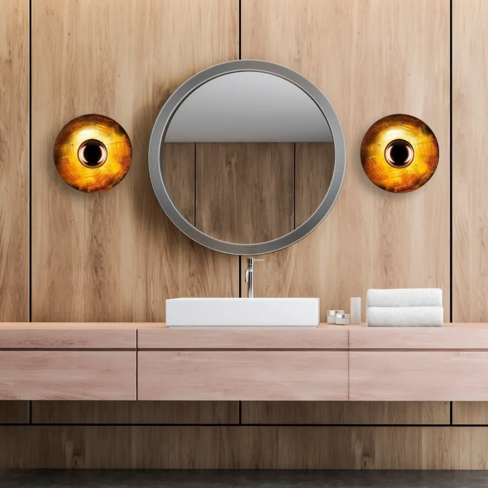 Kurt vägglampa Ø28 cm - Koppar